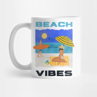 beach vibes white Mug